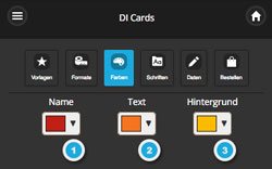 screen colours